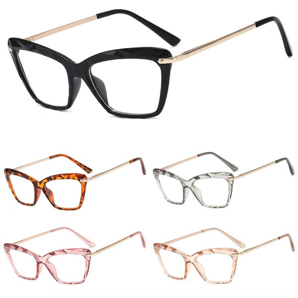 97533 plain crystal cat's eye frame transparent frame crystal glasses plain glasses, Silver
97533 plain crystal cat's eye frame transparent frame crystal glasses plain glasses, Silver