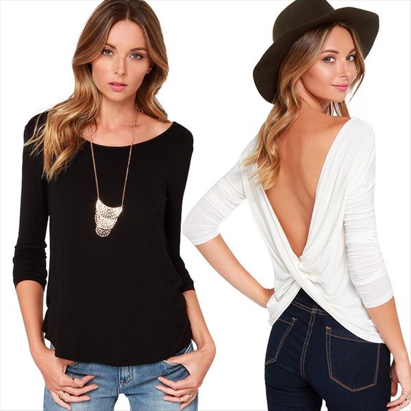 2020 backpiece t- cross pleated t-shirt one-line collar slim base shirt top, White
2020 backpiece t- cross pleated t-shirt one-line collar slim base shirt top, White