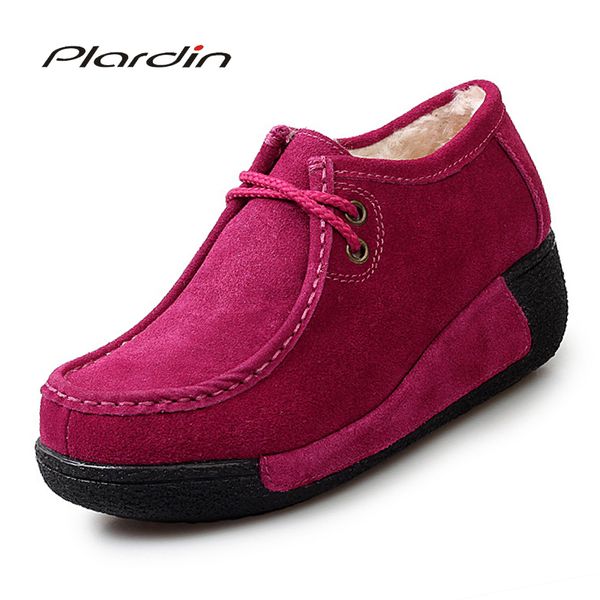 plardin new women flats platform shoes suede leather lace up women moccasins creepers slipony female casual shoes ladies winter, Black
plardin new women flats platform shoes suede leather lace up women moccasins creepers slipony female casual shoes ladies winter, Black