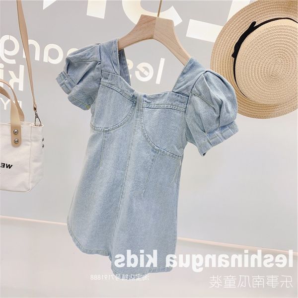 2020 summer new arrival girls fashion denim dress kids puff sleeve dresses, Red;yellow
2020 summer new arrival girls fashion denim dress kids puff sleeve dresses, Red;yellow