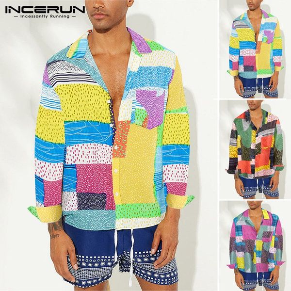 incerun fashion men shirt printed breathable long sleeve lapel neck street vintage vacation hawaiian shirts men chemise 2019, White;black
incerun fashion men shirt printed breathable long sleeve lapel neck street vintage vacation hawaiian shirts men chemise 2019, White;black