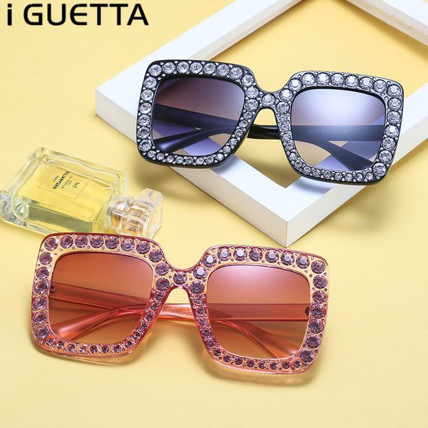 iguetta square sunglasses women 2019 diamonds luxury sun glasses fashion women designer glasses uv400 gh-066, White;black
iguetta square sunglasses women 2019 diamonds luxury sun glasses fashion women designer glasses uv400 gh-066, White;black
