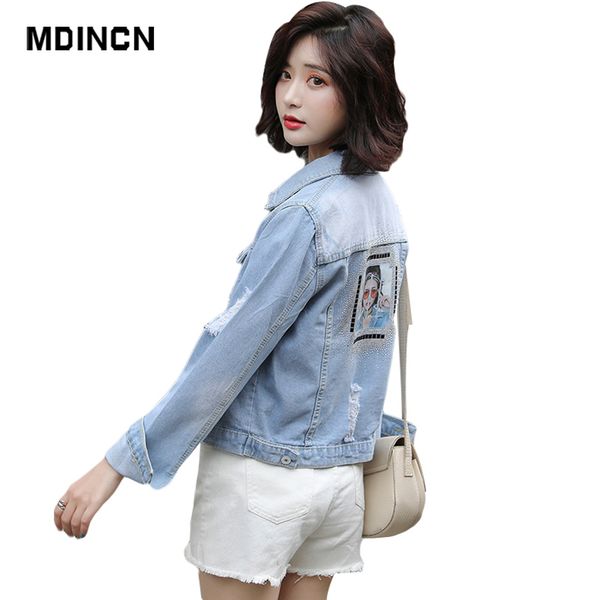 mdincn denim jacket women streetwear jeans jacket patchwork harajuku outwear coat chaqueta mujer jaqueta feminina, Black;brown
mdincn denim jacket women streetwear jeans jacket patchwork harajuku outwear coat chaqueta mujer jaqueta feminina, Black;brown
