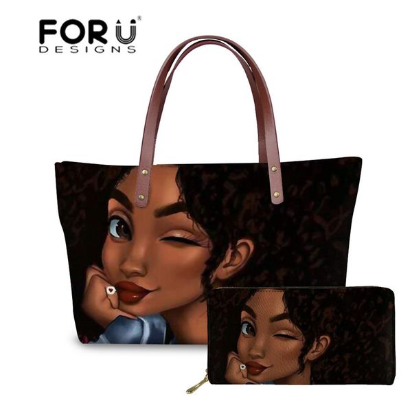 forudesigns марка люкс дизайн сумки женщины black art африканский девушка печати 2pcs / комплект для рук bagwallet женщины top-ручки сумки
forudesigns марка люкс дизайн сумки женщины black art африканский девушка печати 2pcs / комплект для рук bagwallet женщины top-ручки сумки