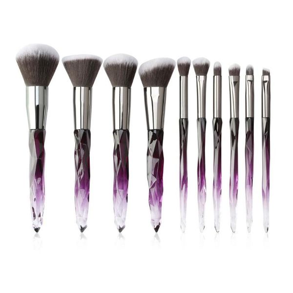 10 diamond handle makeup brush set eye shadow liquid foundation eyeliner eyelash lip color makeup brush beauty beauty kit
10 diamond handle makeup brush set eye shadow liquid foundation eyeliner eyelash lip color makeup brush beauty beauty kit