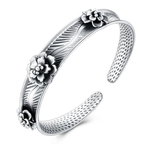vintage 999 sterling silver women bangle solid ancient silver flowers bracelet bangle for lady girl festival love gift size, Golden;silver
vintage 999 sterling silver women bangle solid ancient silver flowers bracelet bangle for lady girl festival love gift size, Golden;silver