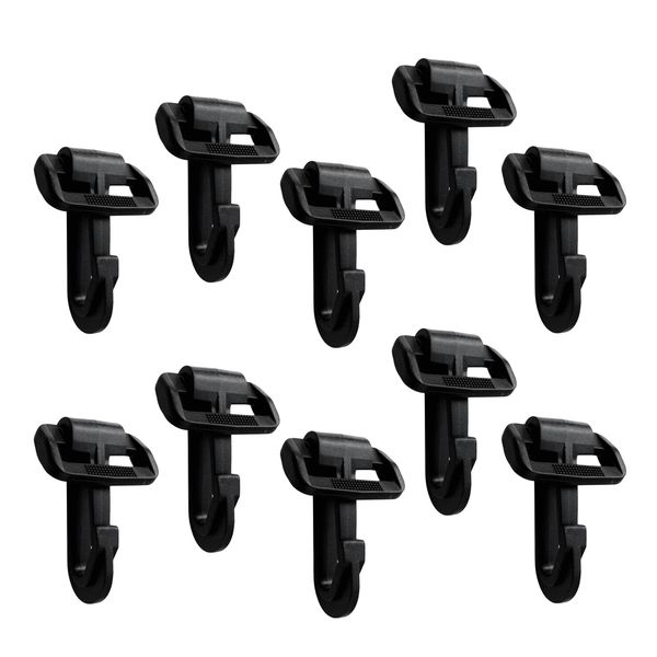 10 pieces plastic snap hooks buckles for 25mm webbing strap luggage backpack, Black
10 pieces plastic snap hooks buckles for 25mm webbing strap luggage backpack, Black