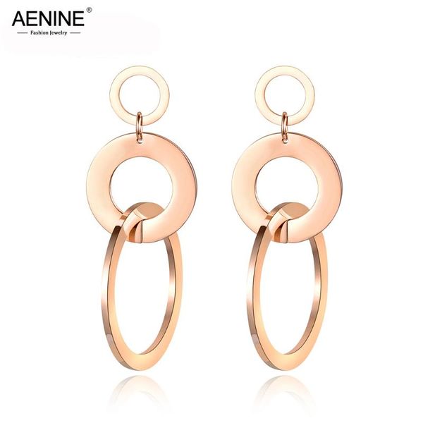 aenine bohemia 3 circles geometric stainless steel dangle earrings axaggeration rose gold trendy jewelry for women girls ae18078, Silver
aenine bohemia 3 circles geometric stainless steel dangle earrings axaggeration rose gold trendy jewelry for women girls ae18078, Silver