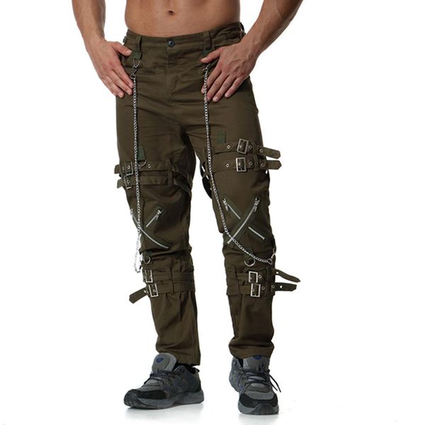 2019 autumn casual pant desginer metal hip hop pants for men good quality slim rock style trousers pants men, Black
2019 autumn casual pant desginer metal hip hop pants for men good quality slim rock style trousers pants men, Black