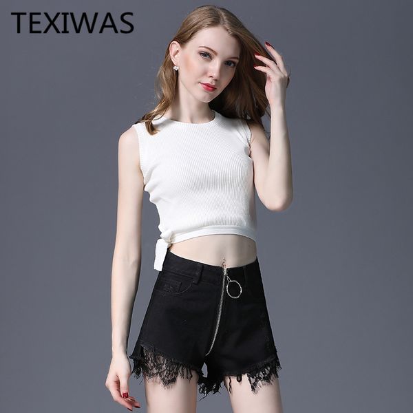 texiwas lace patchwork basic wide leg shorts denim zip tassel shorts women cowboy plus size jeans lady streetwear, White;black
texiwas lace patchwork basic wide leg shorts denim zip tassel shorts women cowboy plus size jeans lady streetwear, White;black