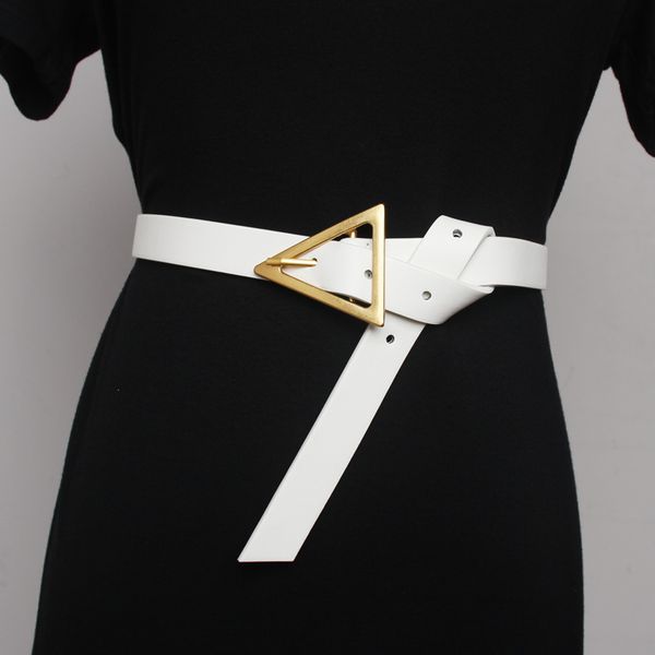 women gold buckle designer belt new 2020 blazer dress belts brown black red white waistband female cinturon mujer t200427, Black;brown
women gold buckle designer belt new 2020 blazer dress belts brown black red white waistband female cinturon mujer t200427, Black;brown