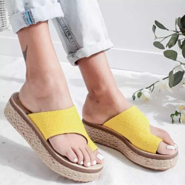 women summer platform slippers flip flops female casual rope wedge soft bottom comfortable beach shoes plus size 35-43, Black
women summer platform slippers flip flops female casual rope wedge soft bottom comfortable beach shoes plus size 35-43, Black