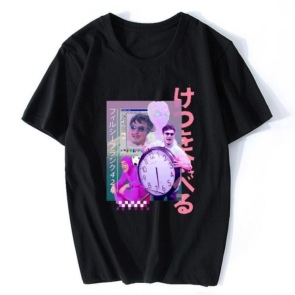 eightin vaporwave filthy frank 420 t shirt хлопок плюс размер crewneck печать тис мужчины смешной эстетическая япония vintage футболки, White;black 
eightin vaporwave filthy frank 420 t shirt хлопок плюс размер crewneck печать тис мужчины смешной эстетическая япония vintage футболки, White;black