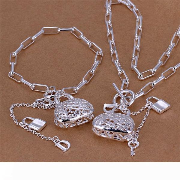 s006 fashion jewelry set 925 sterling silver lock bag pendant necklace & bracelet wedding gift for woman quality
s006 fashion jewelry set 925 sterling silver lock bag pendant necklace & bracelet wedding gift for woman quality