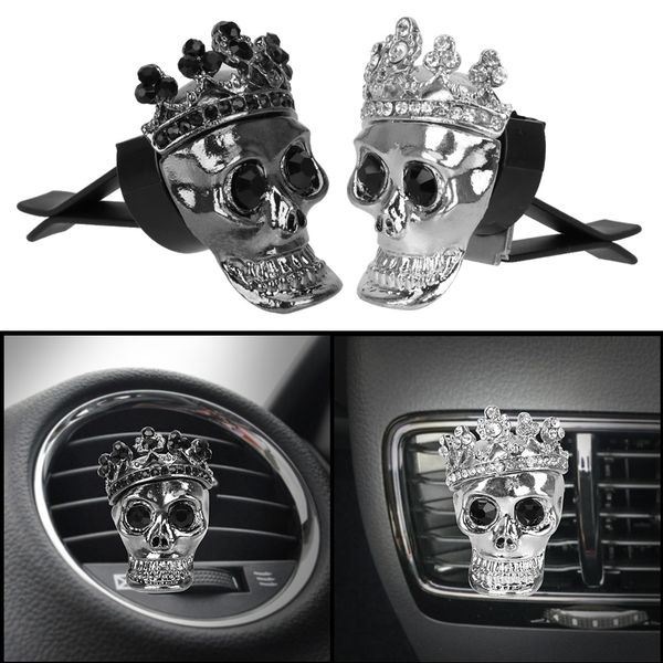 car air freshener air outlet clip perfume car ornament metal skull with crown auto decoration car-styling fragrance cool
car air freshener air outlet clip perfume car ornament metal skull with crown auto decoration car-styling fragrance cool