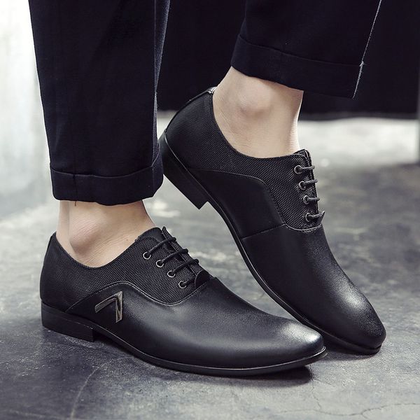 nice big size men casual shoes mens business large lace-up dress shoes british fashion male canvas leather stitching, Black
nice big size men casual shoes mens business large lace-up dress shoes british fashion male canvas leather stitching, Black