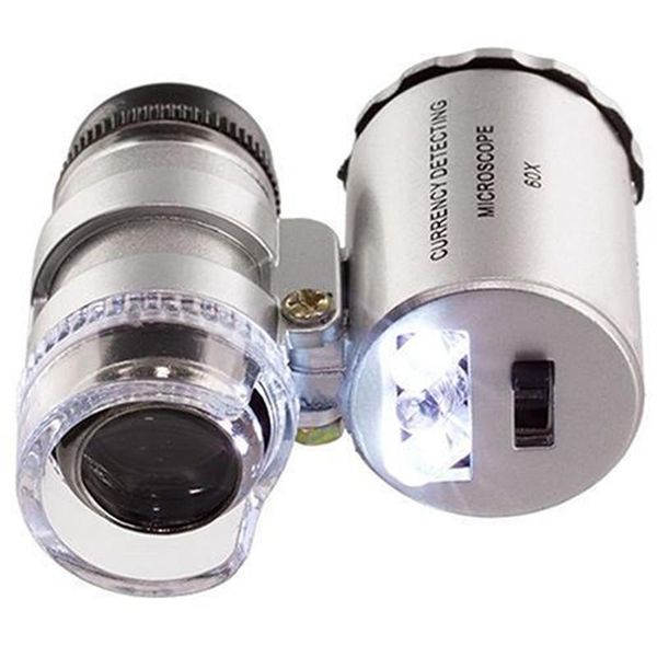 pocket led 60x microscope jeweler magnifier 60 x mini loupes magnifiers microscopes with led light + leather pouch + package latest fancy
pocket led 60x microscope jeweler magnifier 60 x mini loupes magnifiers microscopes with led light + leather pouch + package latest fancy