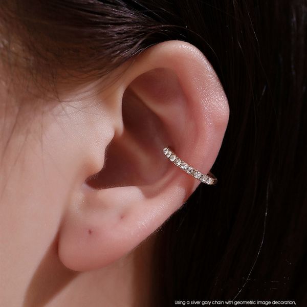20pcs/lot classic korea fake earrings u-shaped diamond single ear clip women no hole ear bone cuff copper jewelry wholesale, Silver
20pcs/lot classic korea fake earrings u-shaped diamond single ear clip women no hole ear bone cuff copper jewelry wholesale, Silver
