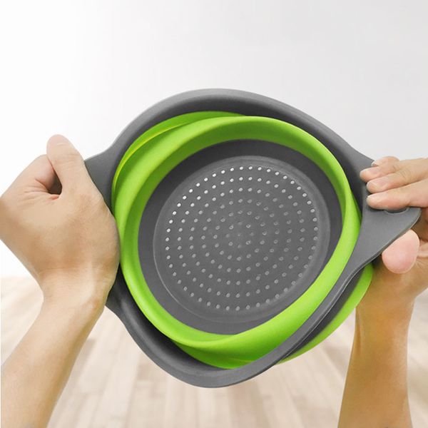 foldable silicone colander fruit vegetable washing basket strainer strainer collapsible drainer with handle kitchen tools
foldable silicone colander fruit vegetable washing basket strainer strainer collapsible drainer with handle kitchen tools