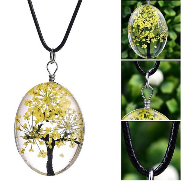 creative diy jewelry real dried flower necklace tree of life shaped leather rope glass long pendant necklace for women gift 10 colors choose, Silver
creative diy jewelry real dried flower necklace tree of life shaped leather rope glass long pendant necklace for women gift 10 colors choose, Silver