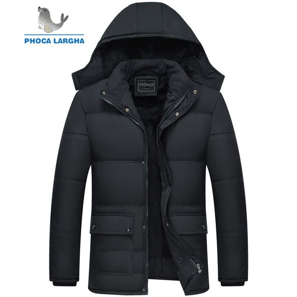 2018 new winter men's parka cotton thick padded coats velvet fleece jackets warm overcoat male outerwear mens brand clothing, Black
2018 new winter men's parka cotton thick padded coats velvet fleece jackets warm overcoat male outerwear mens brand clothing, Black