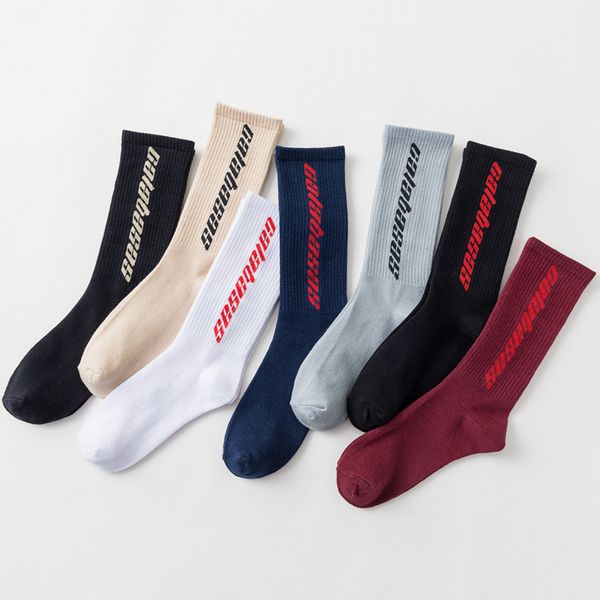 7 colors calabasas socks cotton kanye west men women casual cal skateboard sports basketball socks in tube socks, Black
7 colors calabasas socks cotton kanye west men women casual cal skateboard sports basketball socks in tube socks, Black