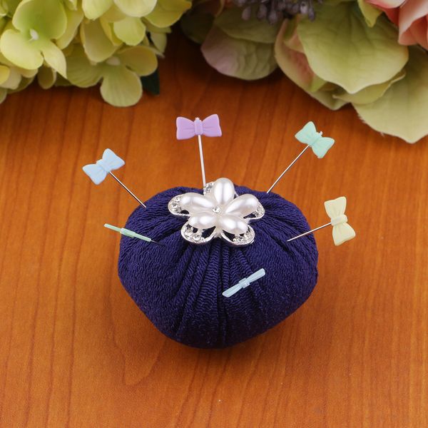 needle pin cushion with pearl rhinestone decoration for diy sewing quilting, Black
needle pin cushion with pearl rhinestone decoration for diy sewing quilting, Black