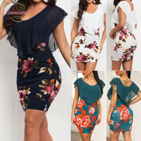short sleeve women summer ruffle sleeve print floral slim casual party cocktail short mini dress new drop shipping, Black;gray
short sleeve women summer ruffle sleeve print floral slim casual party cocktail short mini dress new drop shipping, Black;gray