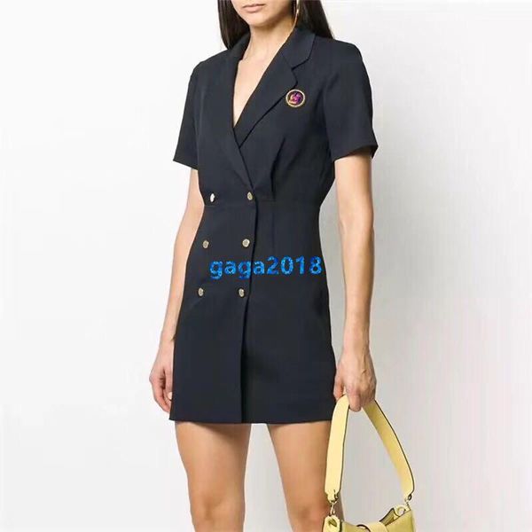 high end женщины девушки короткий костюм платье письмо патч двубортный пик лацкан с коротким рукавом a-line юбка мода дизайн роскошные рубаш, Black
high end женщины девушки короткий костюм платье письмо патч двубортный пик лацкан с коротким рукавом a-line юбка мода дизайн роскошные рубаш, Black