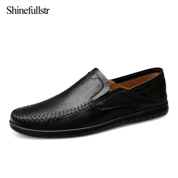 2019 men loafers slip on leather shoes black brown buty meskie cuir homme mocassin chaussure spring autumn mens casual 38-46
2019 men loafers slip on leather shoes black brown buty meskie cuir homme mocassin chaussure spring autumn mens casual 38-46