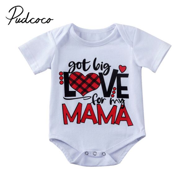 pudcoco baby girls bodysuit valentine's day outfits big love for mama newborn baby boy clothes short sleeve summer jumpsuit
pudcoco baby girls bodysuit valentine's day outfits big love for mama newborn baby boy clothes short sleeve summer jumpsuit