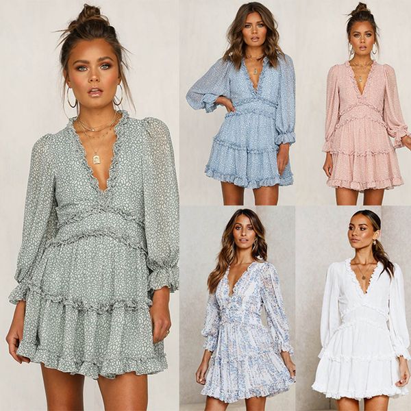 womens chiffion ruffles long sleeve party bodycon slim mini dress, Black;gray
womens chiffion ruffles long sleeve party bodycon slim mini dress, Black;gray