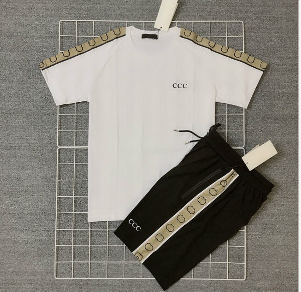 2020 designer short tracksuits summer mens casual tracksuit brand embroidery letters contract color t-shirt with summer beach shorts 1, Gray
2020 designer short tracksuits summer mens casual tracksuit brand embroidery letters contract color t-shirt with summer beach shorts 1, Gray
