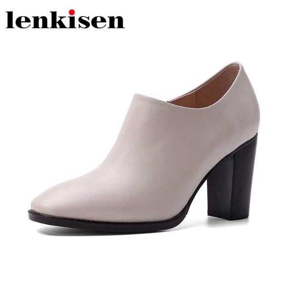 lenkisen vintage genuine leather solid office fashion lady pointed toe super high heels metal zip concise pumps l60, Black
lenkisen vintage genuine leather solid office fashion lady pointed toe super high heels metal zip concise pumps l60, Black