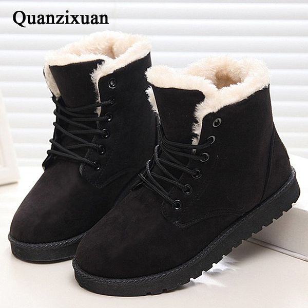 new snow boots plush warm ankle boots for women female winter shoes booties women winter shoes botas mujer, Black
new snow boots plush warm ankle boots for women female winter shoes booties women winter shoes botas mujer, Black