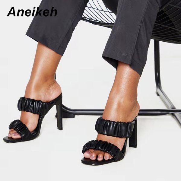 aneikeh 2020 summer slippers gladiator shoes woman heeled square head open toe thin high heel casual ladies pumps black brown
aneikeh 2020 summer slippers gladiator shoes woman heeled square head open toe thin high heel casual ladies pumps black brown