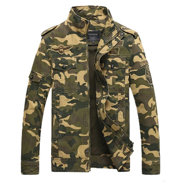 nice autumn camouflage jacket men autumn army outwear fashion windproof coats male jackets homme jaqueta masculino, Black;brown
nice autumn camouflage jacket men autumn army outwear fashion windproof coats male jackets homme jaqueta masculino, Black;brown