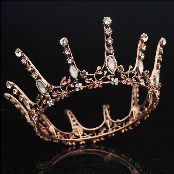 baroque vintage queen king crown for bridal wedding hair jewelry crystal diadem prom headpiece tiaras and crowns accessories, Golden;white
baroque vintage queen king crown for bridal wedding hair jewelry crystal diadem prom headpiece tiaras and crowns accessories, Golden;white