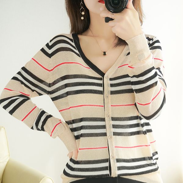 knit cardigan women spring fall long sleeves v-neck stripes short sweater coat casual button poncho outwear, White
knit cardigan women spring fall long sleeves v-neck stripes short sweater coat casual button poncho outwear, White
