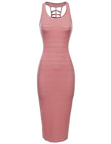 awesome21 women's casual stretch striped caged racerback bodycon midi dress, Black;gray
awesome21 women's casual stretch striped caged racerback bodycon midi dress, Black;gray