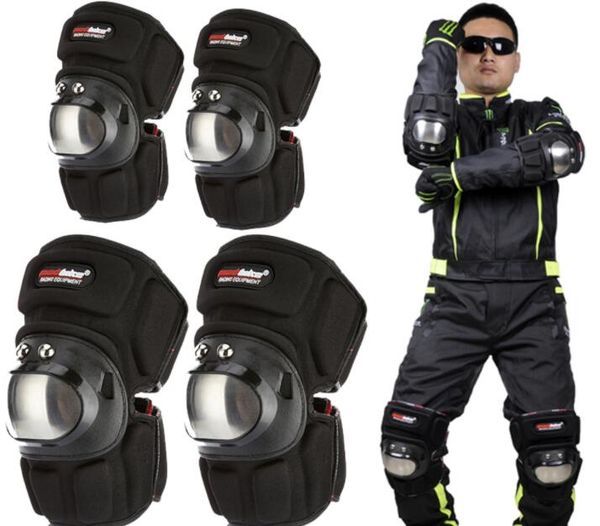 

motocross riding knee pads, elbow pads, motorcycle rider leg guards, street running racing, motorcycle brigade, fall protection, four piece