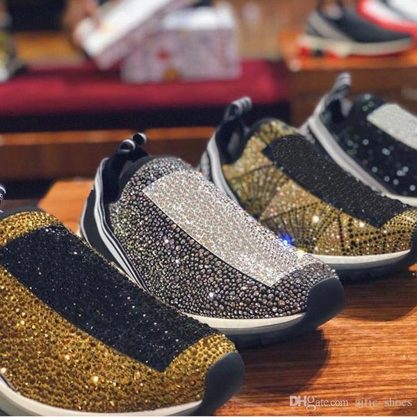luxury designer women sorrento sneakers with rhinestones crystals mens sneakers stretch black white red glitter runner flat trainers us5-12
luxury designer women sorrento sneakers with rhinestones crystals mens sneakers stretch black white red glitter runner flat trainers us5-12