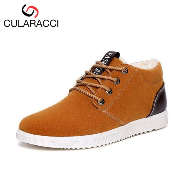 cularacci 4 color men ankle boots winter warm plush flats shoes lace up mixed color outdoor leisure men snow boots size 39-44, Black
cularacci 4 color men ankle boots winter warm plush flats shoes lace up mixed color outdoor leisure men snow boots size 39-44, Black