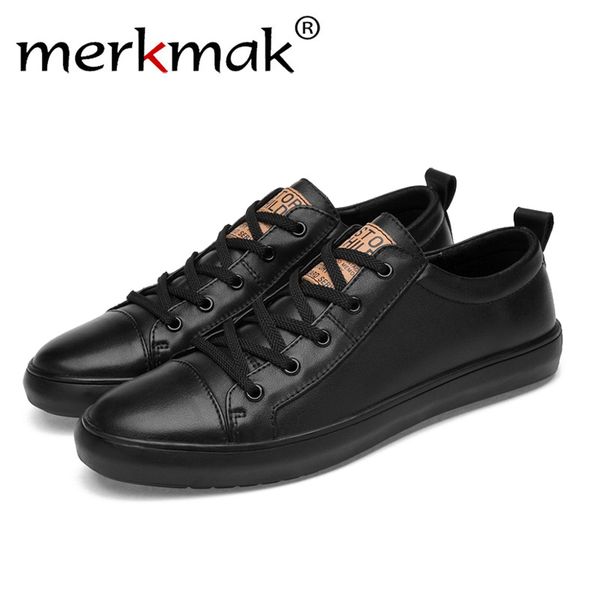 merkmak genuine leather men casual shoes classic fashion male lace up flat comfortable sneakers footwear men shoes dropship, Black
merkmak genuine leather men casual shoes classic fashion male lace up flat comfortable sneakers footwear men shoes dropship, Black