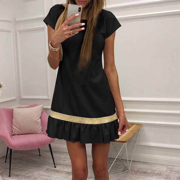 womens clothing summer dress women patchwork fishtail short sleeve party dress body shapper small pleated casual shirt chic dropship d18, Black;gray
womens clothing summer dress women patchwork fishtail short sleeve party dress body shapper small pleated casual shirt chic dropship d18, Black;gray