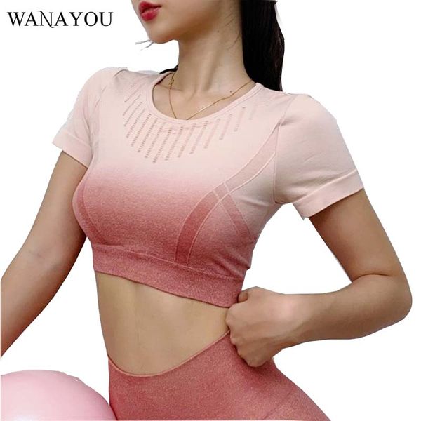 yoga outfits wanayou women's gradient dew navel shirts,slimming breathable fitness elastic anti-sweat gym sports for women, White;red
yoga outfits wanayou women's gradient dew navel shirts,slimming breathable fitness elastic anti-sweat gym sports for women, White;red