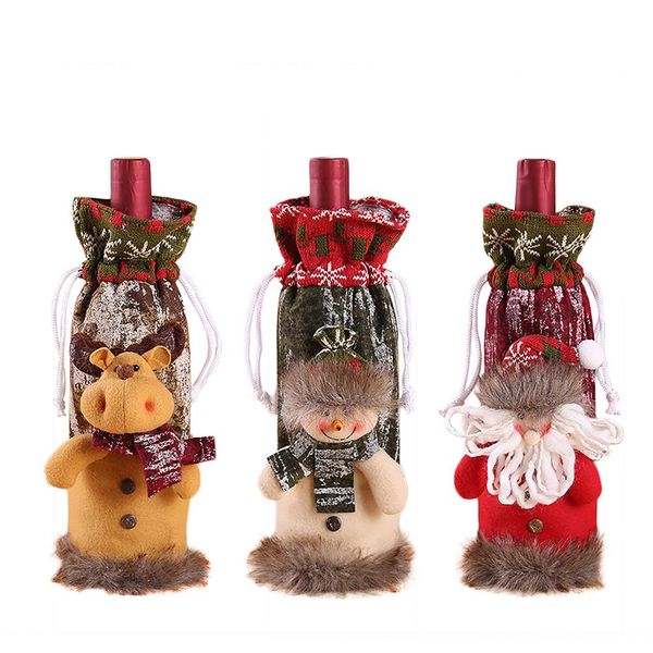 cute knit cloth imitation cloth doll bottle cover l table wine case christmas decoration for home bars shopping malls
cute knit cloth imitation cloth doll bottle cover l table wine case christmas decoration for home bars shopping malls