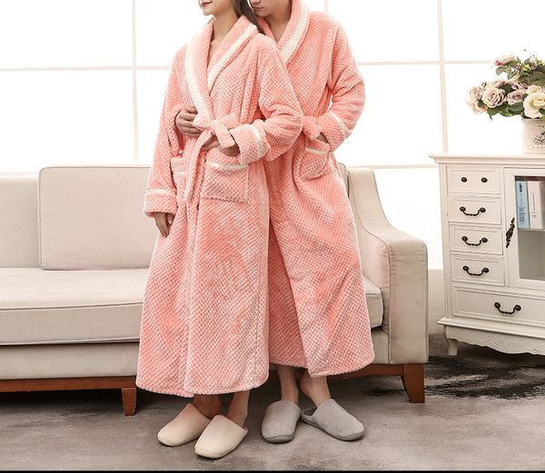 fashion couple coral fleece robes for men women bathrobe winter robe robes dressing gowns for women bathrobes femme male, Black;brown
fashion couple coral fleece robes for men women bathrobe winter robe robes dressing gowns for women bathrobes femme male, Black;brown