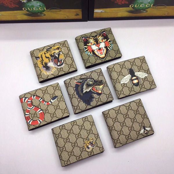 Cla ic nake tiger bee brown canva men wallet with box women genuine leather quare wallet leather pur e women money walle, Red;black
Cla ic nake tiger bee brown canva men wallet with box women genuine leather quare wallet leather pur e women money walle, Red;black