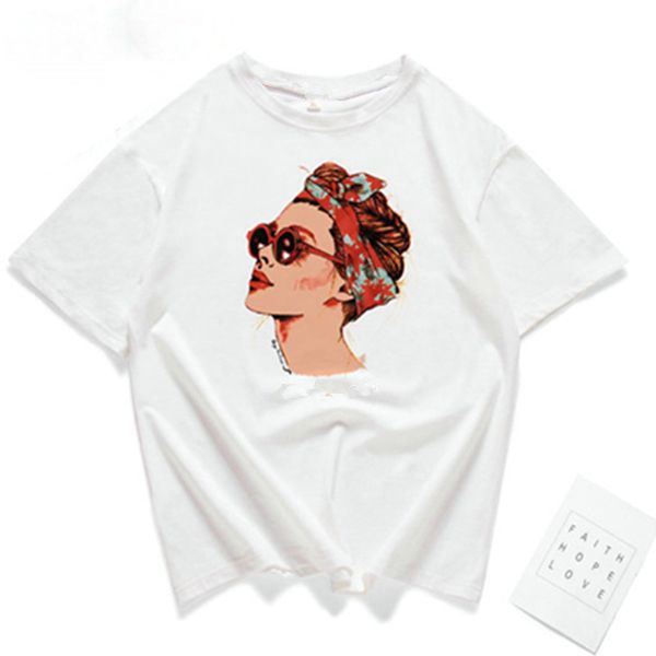 2019 fashion cool girl print vrouwelijke t shirt wit katoen vrouwen short t zomer casual harajuku t shirt losse femme tees, White
2019 fashion cool girl print vrouwelijke t shirt wit katoen vrouwen short t zomer casual harajuku t shirt losse femme tees, White
